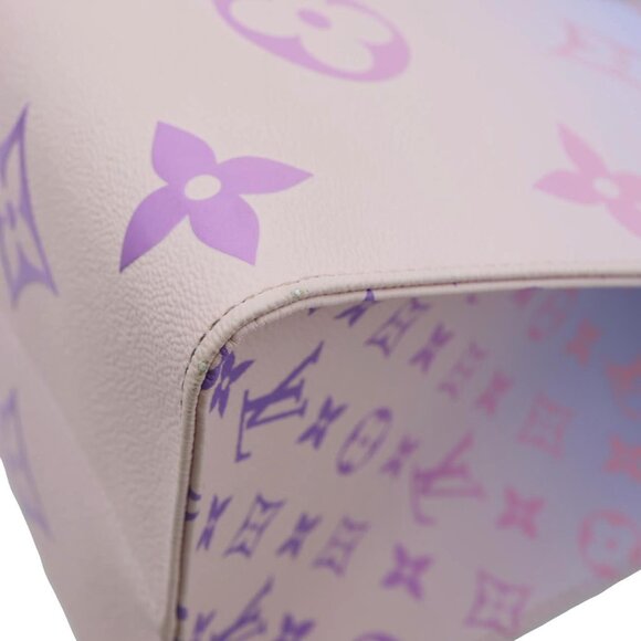 Louis Vuitton Onthego GM Monogram Giant Canvas Tote Bag Sunrise Pastel - Picture 10 of 13